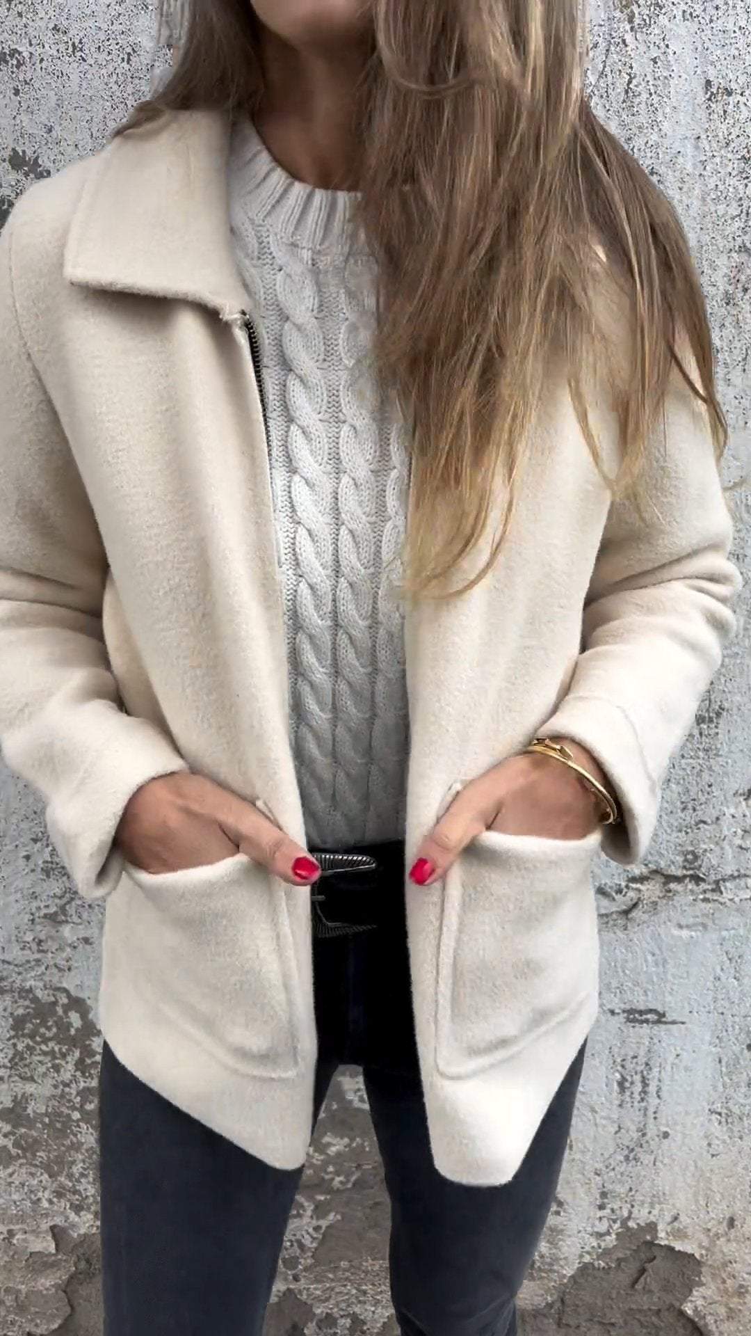 CD | Cardigan de iarnă casual și fără efort