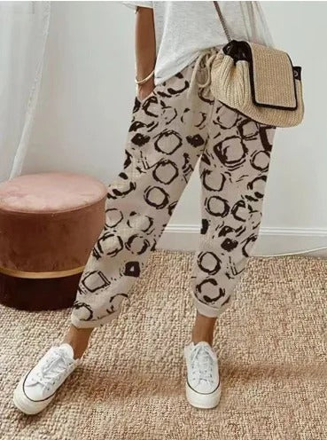 CD | Pantaloni jogger casual cu cordon