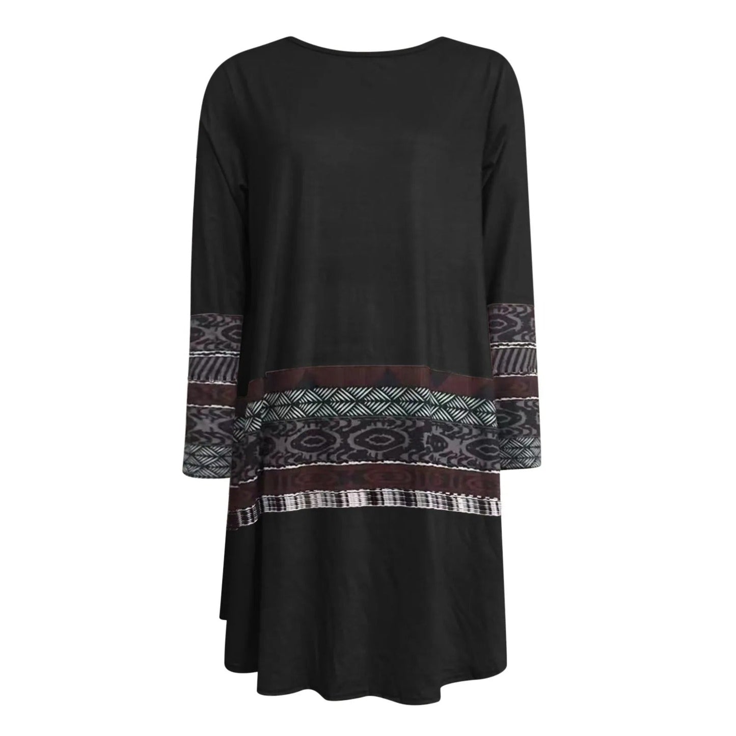 CD | Pulover relaxat cu imprimeu chevron