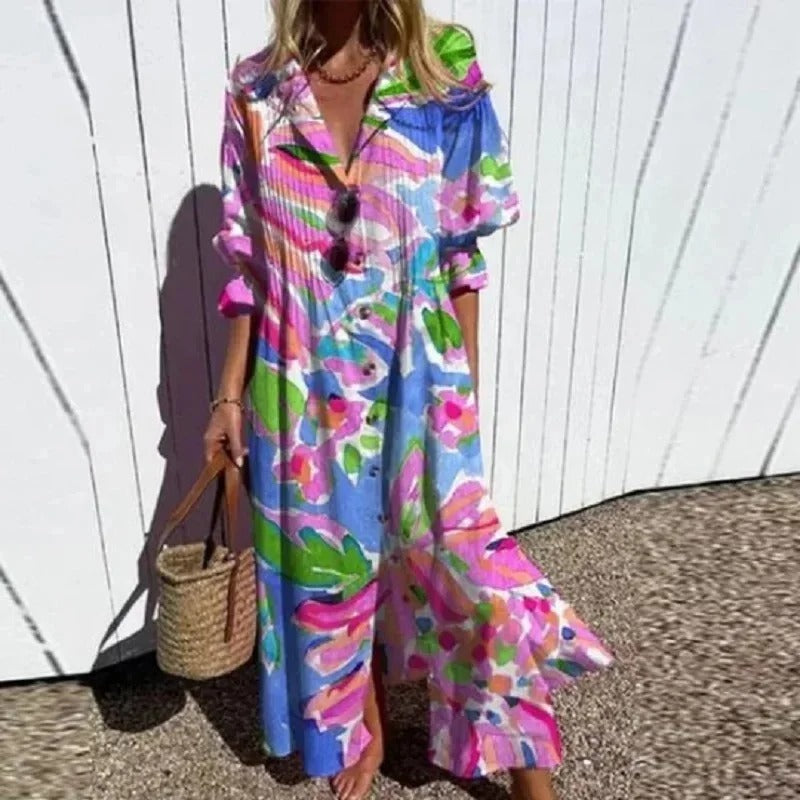 CD | Rochie maxi boho clasică