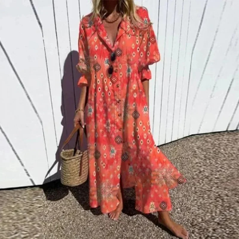 CD | Rochie maxi boho clasică