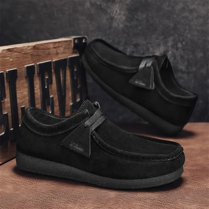 CD | Adidași slip-on din piele de căprioară