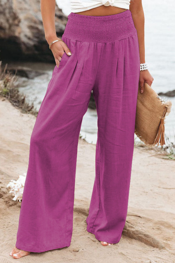 CD | Pantaloni casual cu picioare largi