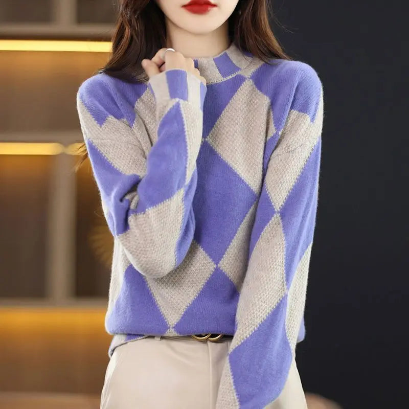 CD | Pulover casual bicolor