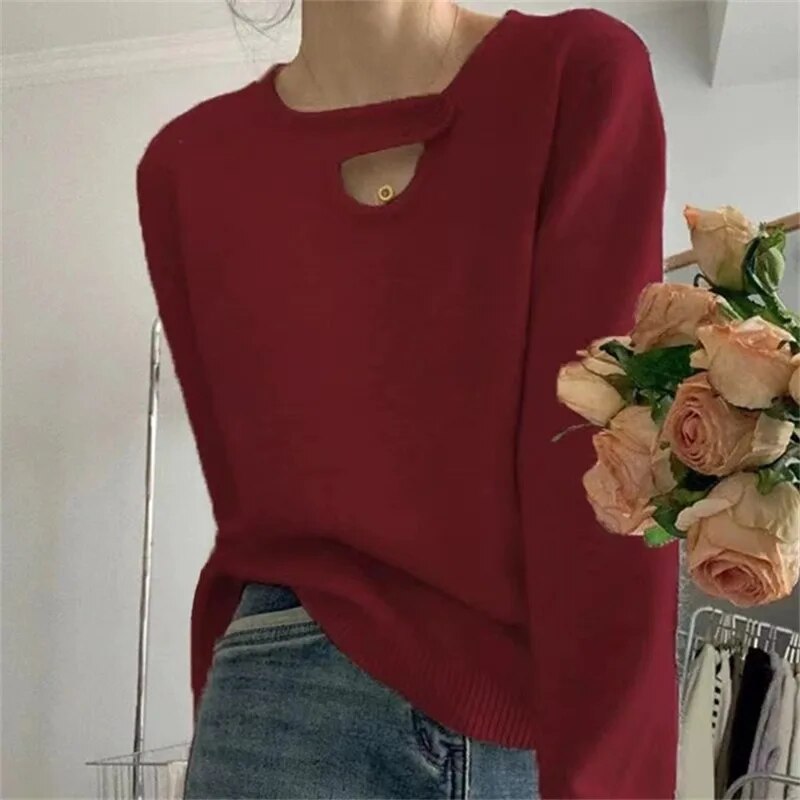 CD | Elegant & elegant jumper cu buton