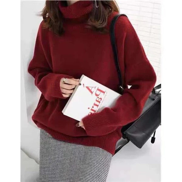 CD ® | Pulover elegant și moale cu gât rotund