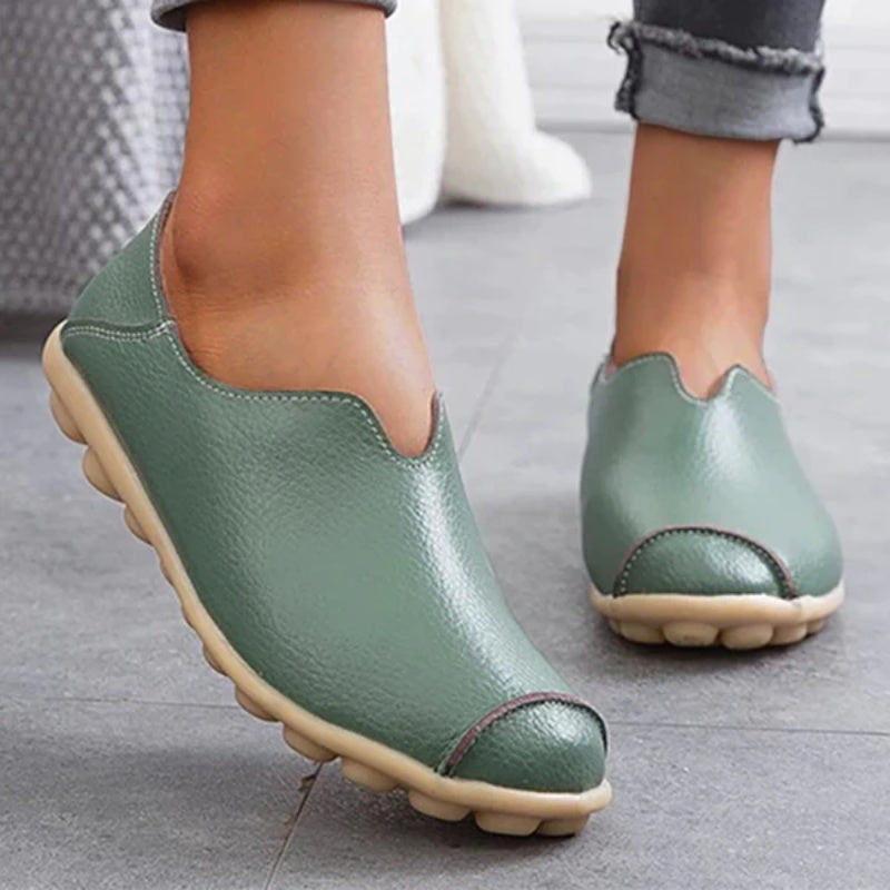 CD | Femeii mocasini din piele stil casual barca pantofi
