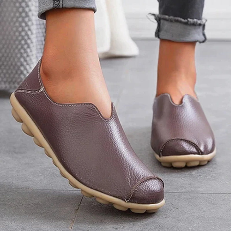CD | Femeii mocasini din piele stil casual barca pantofi