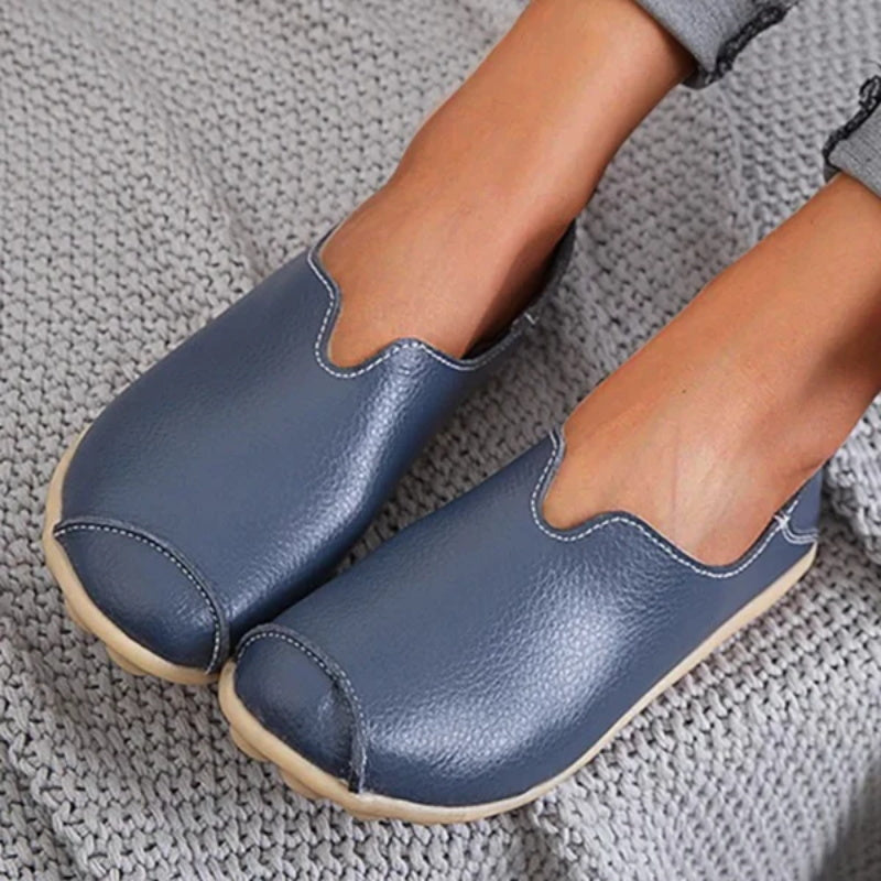 CD | Femeii mocasini din piele stil casual barca pantofi