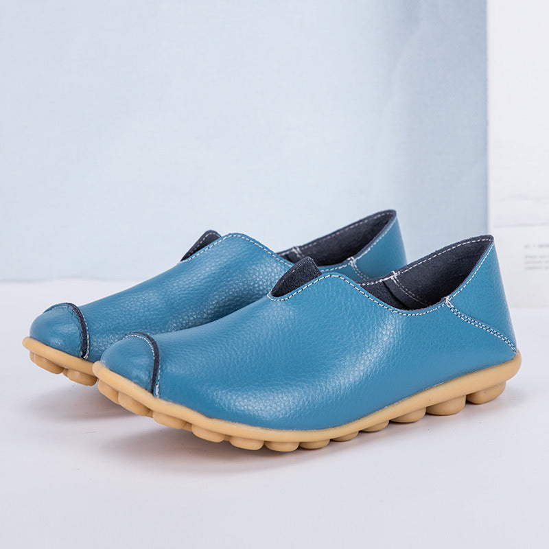 CD | Femeii mocasini din piele stil casual barca pantofi