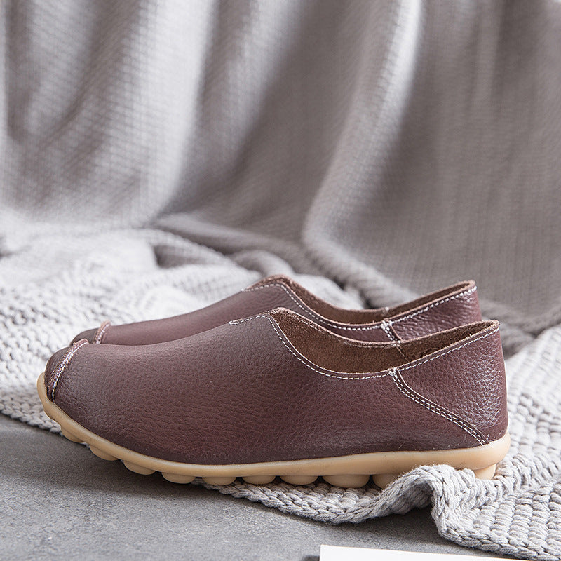 CD | Femeii mocasini din piele stil casual barca pantofi