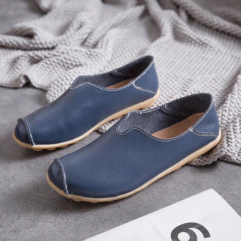 CD | Femeii mocasini din piele stil casual barca pantofi