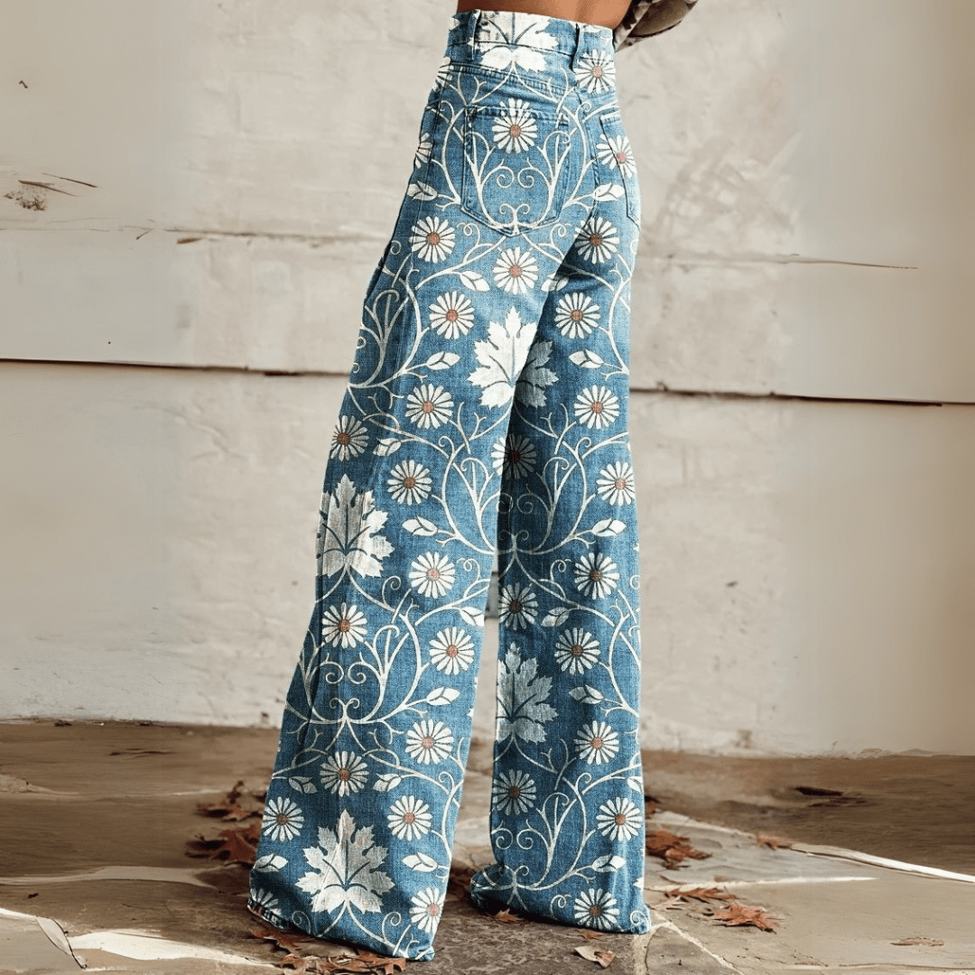 CD | Pantaloni boho de epocă trendy