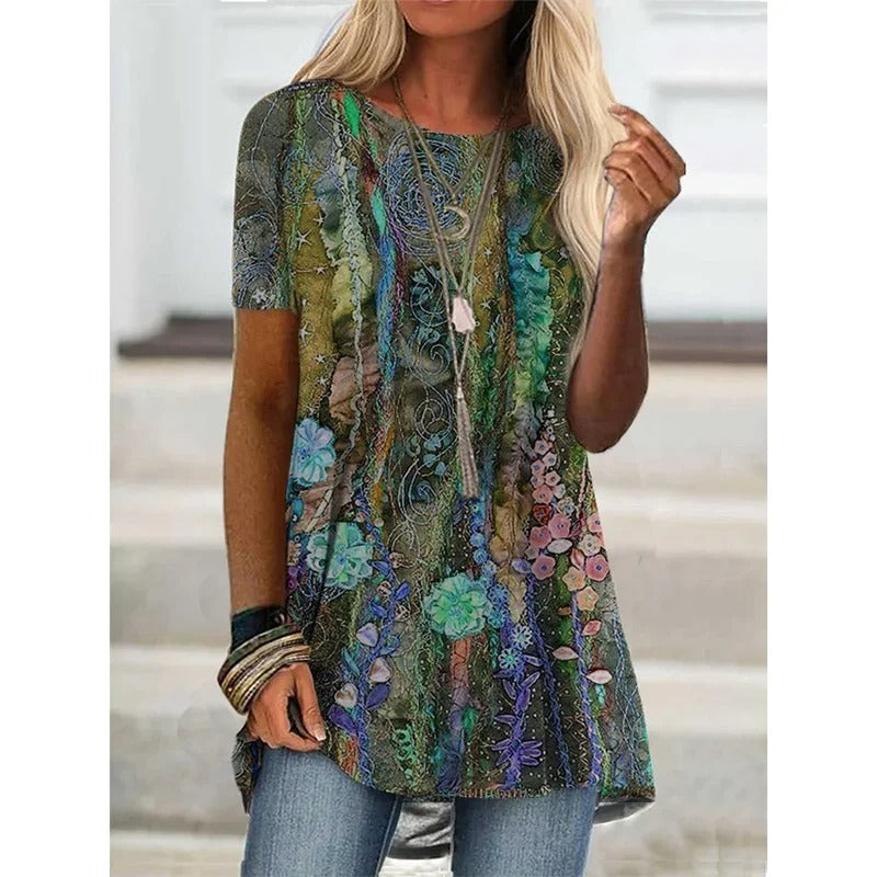 CD | Cămașă imprimată de inspirație boho
