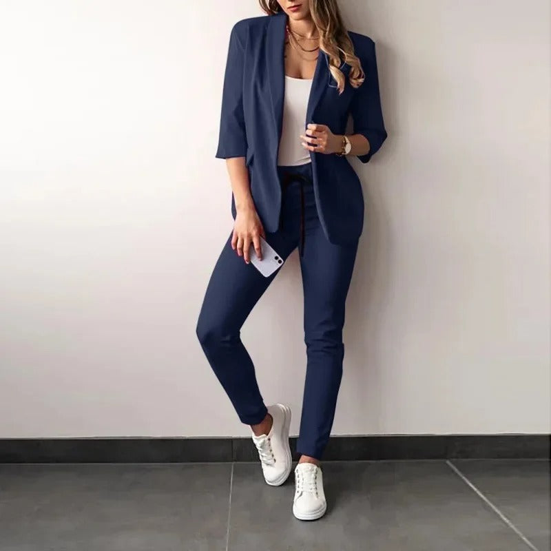 CD | Set costum blazer din două piese