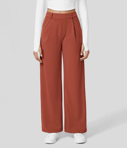 CD | Pantaloni casual eleganți cu picior drept pentru femei