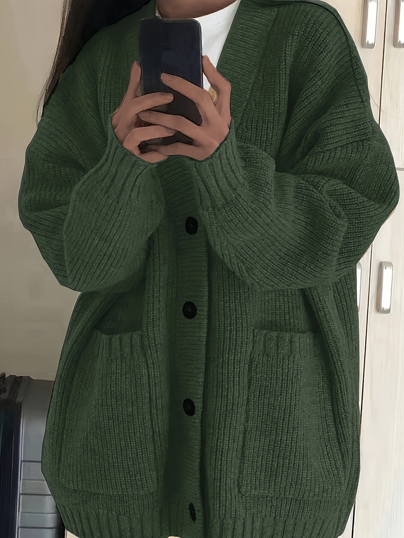 CD | Cardigan de iarnă relaxat și elegant