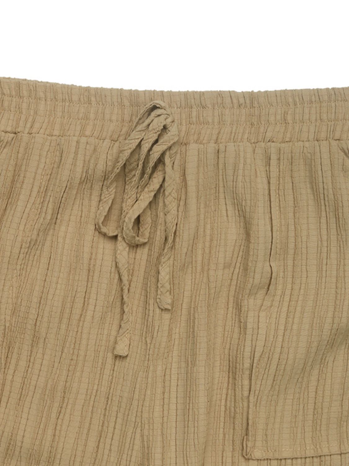 CD | Pantaloni jogging texturați cu talie înaltă