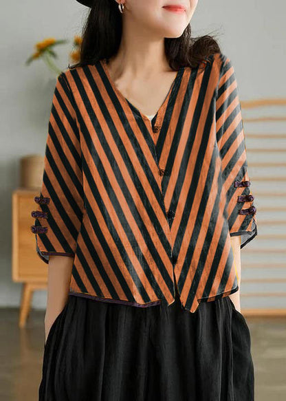 Brown stripes/Ships 15 Days