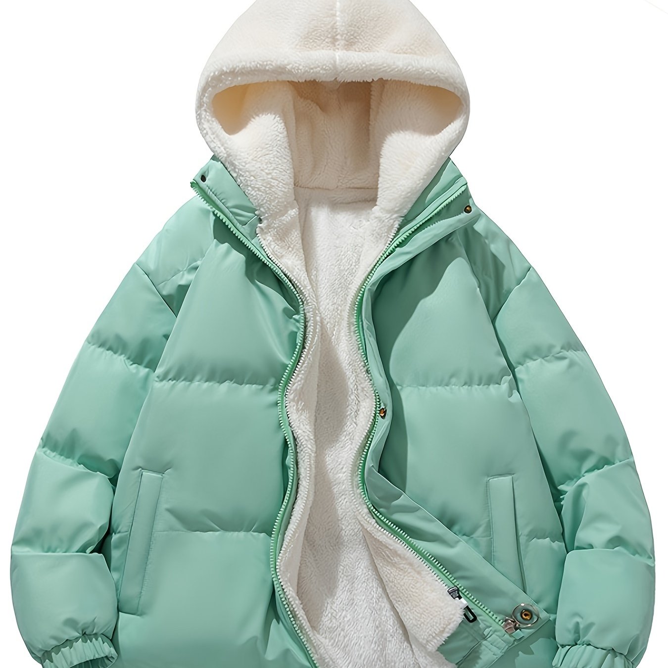 CD | Jachetă puffer căptușită cu fleece