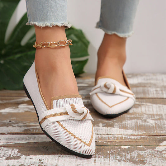 CD | Moda a subliniat pantofi deget de la picior arc plat