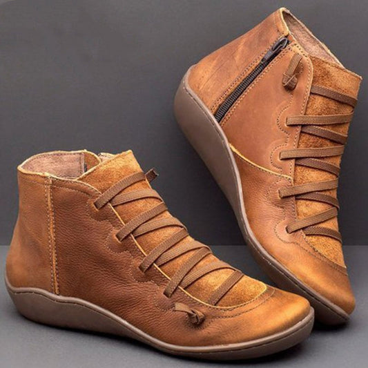 CD | Femei Pantofi moda piele glezna Boot
