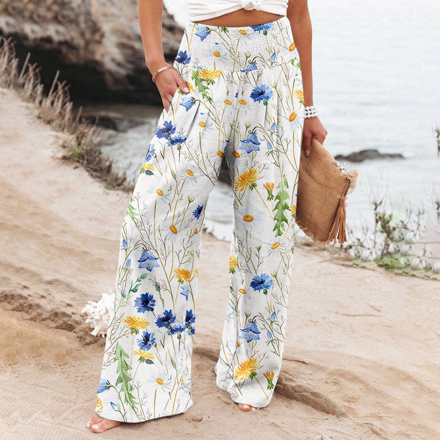 CD | Pantaloni de vară eleganți și aerisiți
