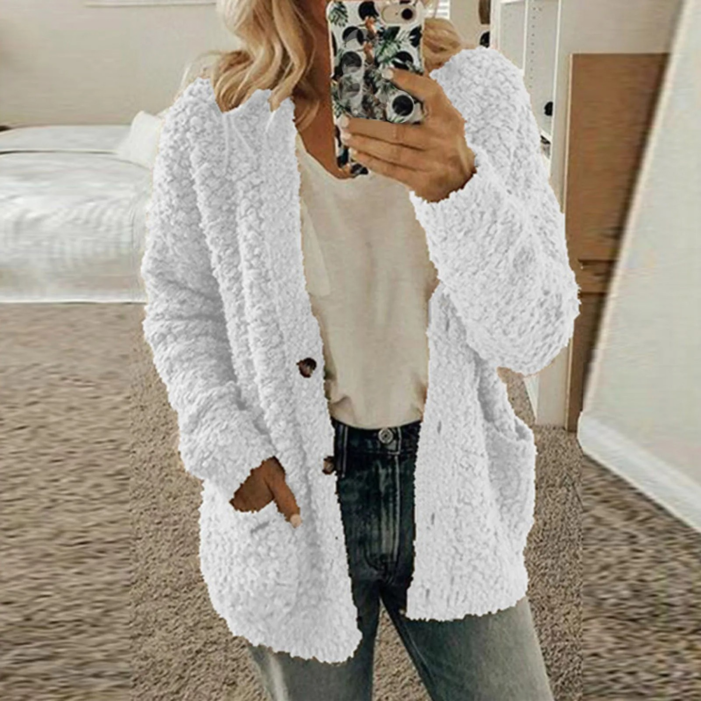 CD | Cardigan de iarnă croit și elegant