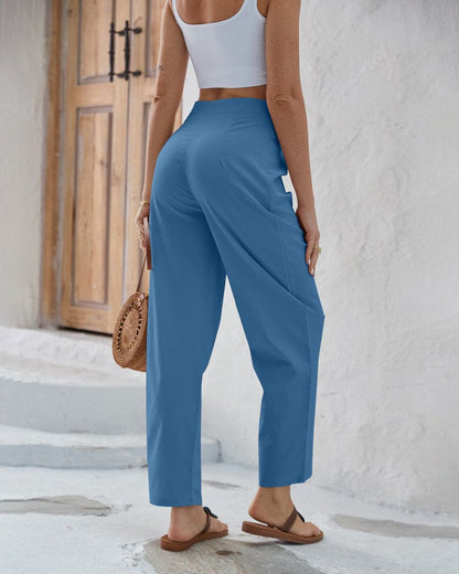CD | Pantaloni eleganți cu talie înaltă pentru femei