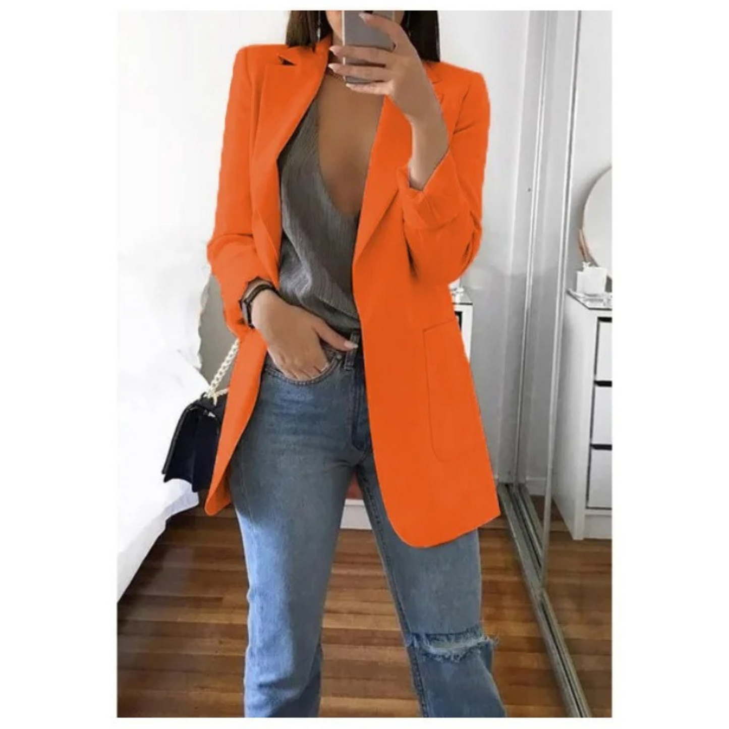 CD | Blazer elegant de buzunar pentru femei