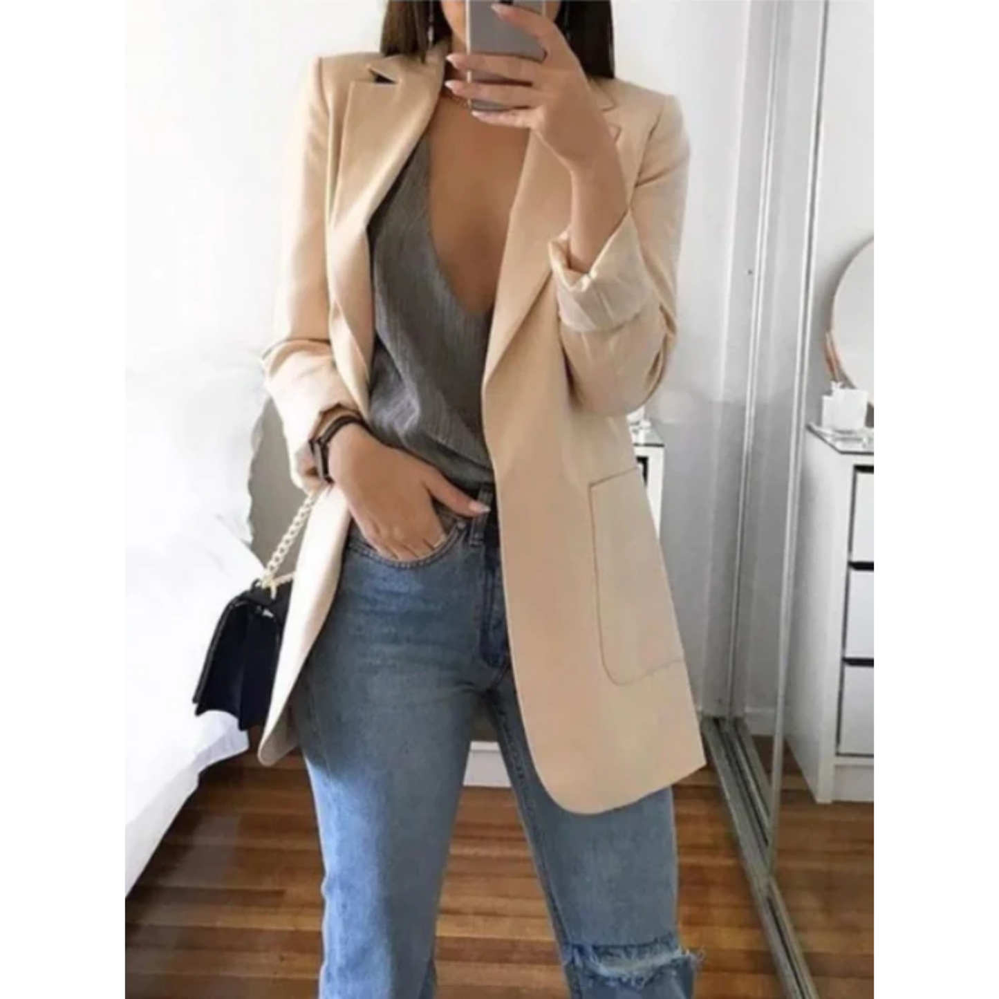 CD | Blazer elegant cu croială subțire