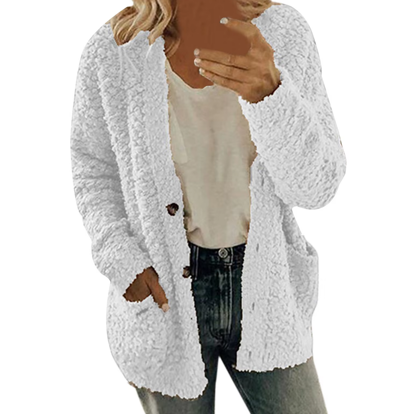 CD | Cardigan de iarnă croit și elegant