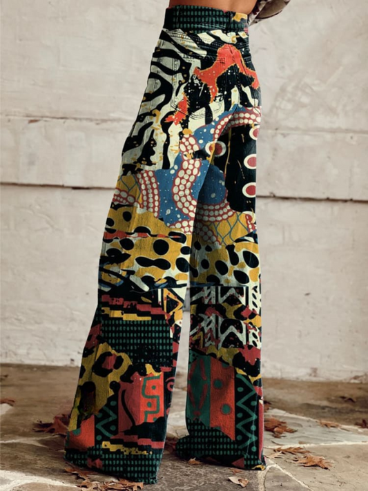 CD | JetStyle™ Pantaloni la modă, abstracți, pentru un look unic!
