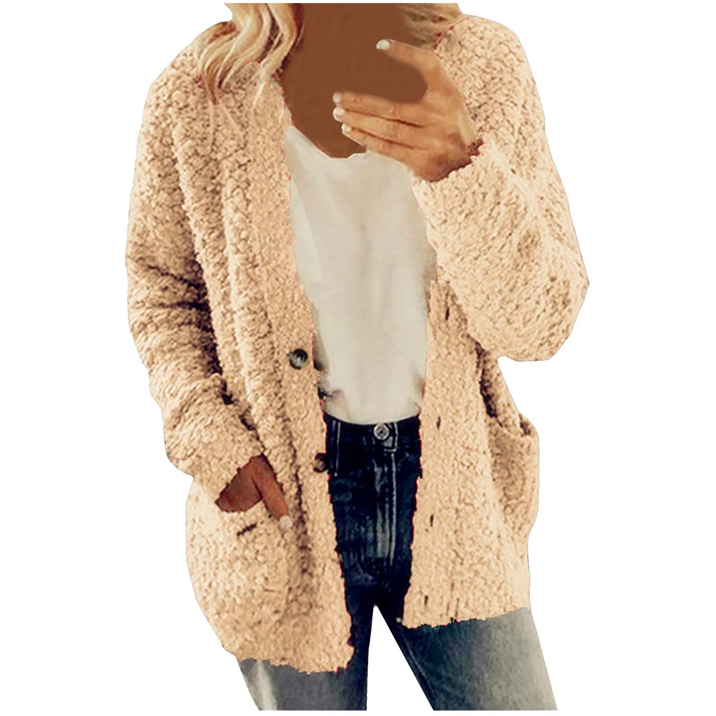 CD | Cardigan de iarnă croit și elegant