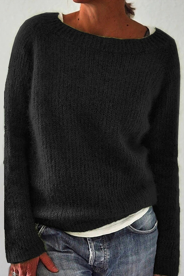 CD | Pulover confortabil tricotat din mohair moale