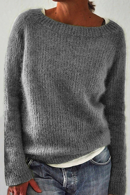 CD | Pulover confortabil tricotat din mohair moale