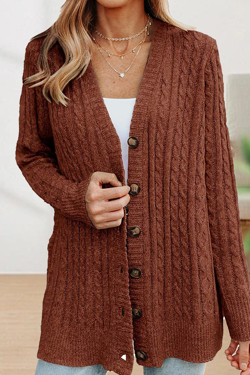 CD | Cardigan de iarnă relaxat și elegant
