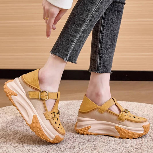 CD Femei Casual Lace Up Hollow Sandale de vară