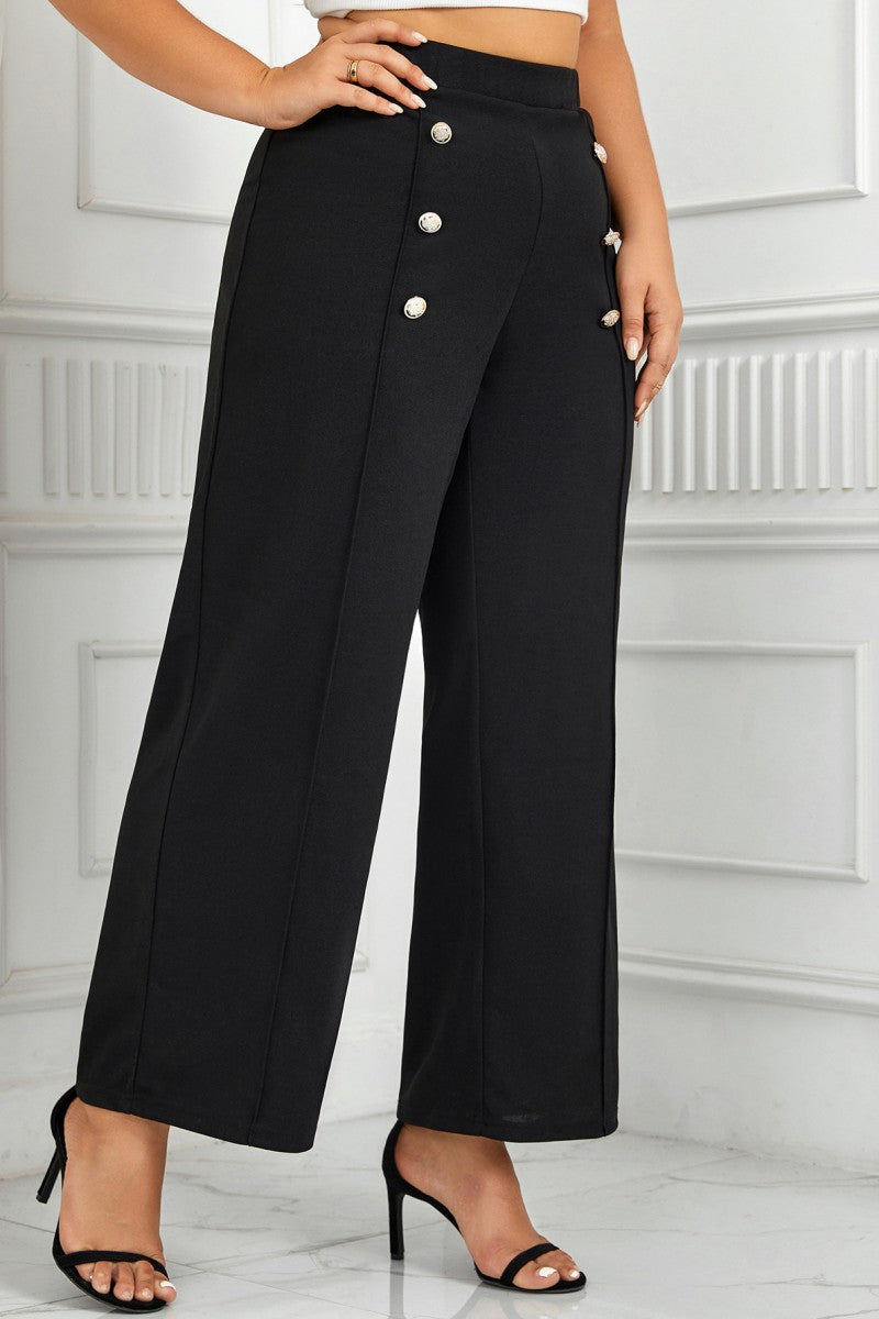 CD | Casual Solid Patchwork Plus Dimensiune pantaloni