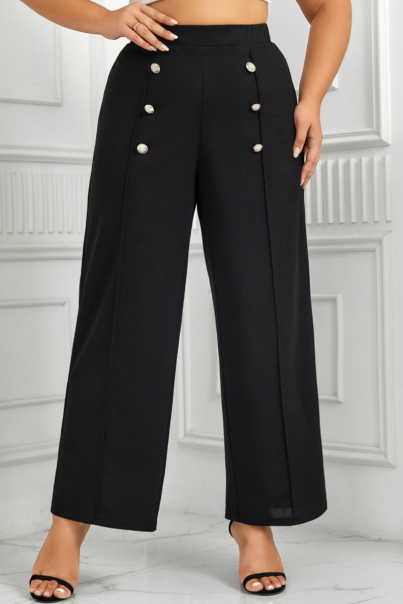 CD | Casual Solid Patchwork Plus Dimensiune pantaloni