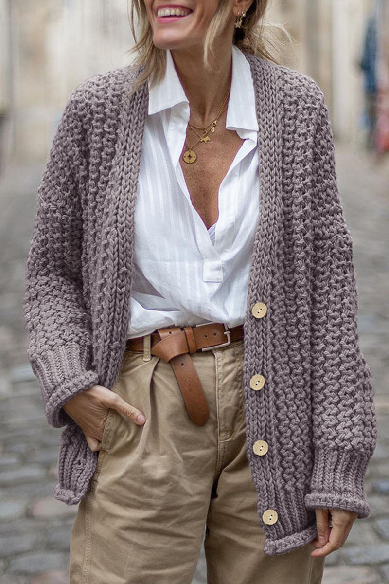 CD | Cardigan de iarnă croit și elegant