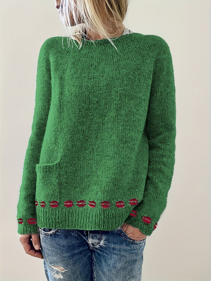 CD | Pulover de iarnă la modă și minimalist