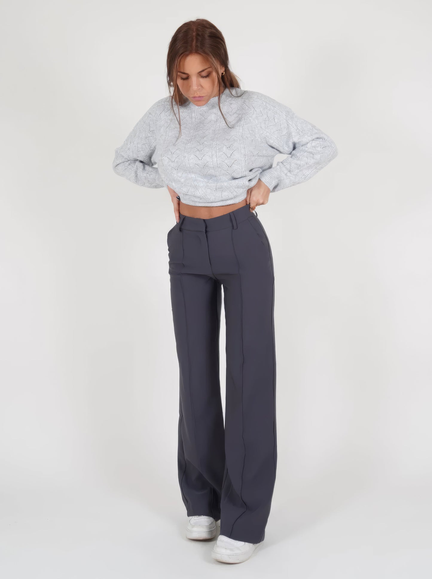 CD | Pantaloni plisați casual pentru femei