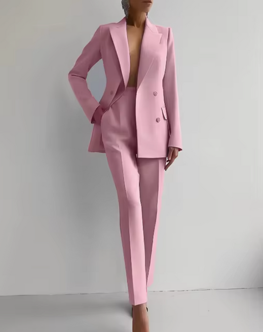 CD | Set de blazer și pantaloni plisați