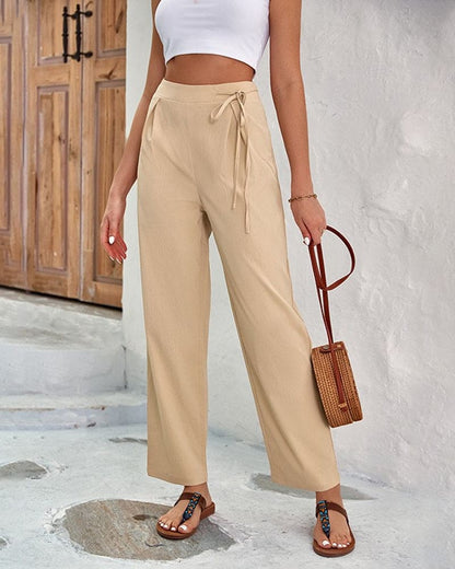 CD | Pantaloni eleganți cu talie înaltă pentru femei