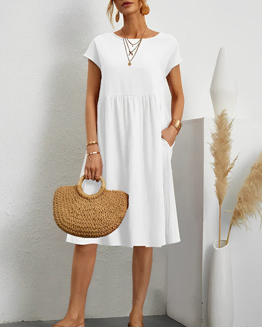 CD | Rochie midi cu buzunar lateral