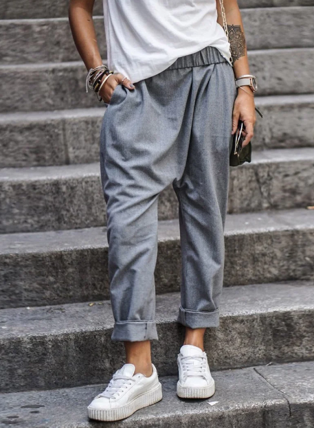 CD | Pantaloni casual din in