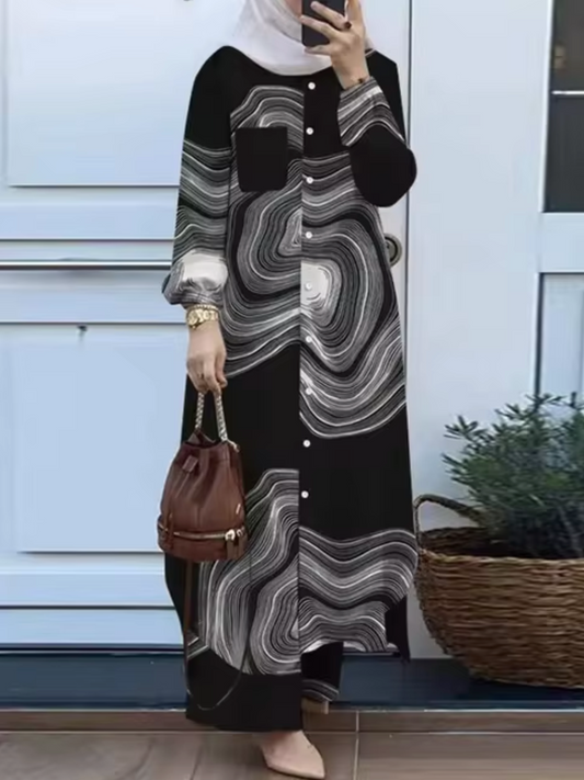 CD | Set la modă din două piese format din pantaloni și rochie