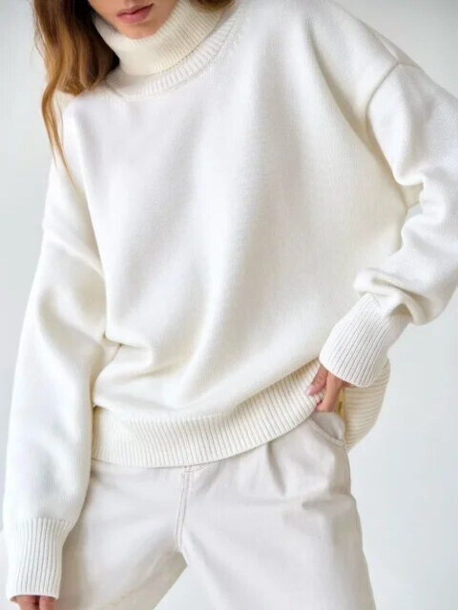 CD | Pulover chic cu tricot liber
