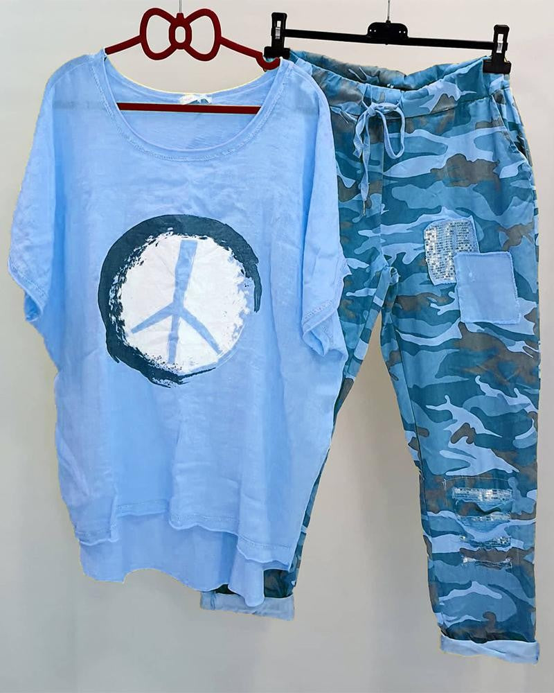 CD | Set patchwork de culoare camuflaj